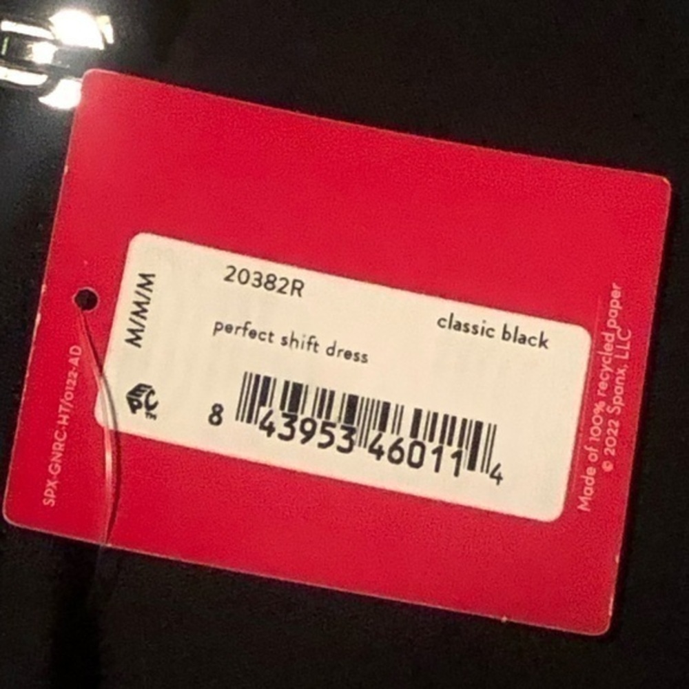 ON SALE NEW Spanx perfect shift dress classic black - Picture 4 of 5